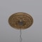 Ekena Millwork Baltimore PVC Ceiling Medallion (Canopies up to 6 1/2"), 16"OD x 3 1/2"ID x 1"P, Bright Coat Gold CMP16BABGL - alternate 6